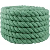 vidaXL Corde en Jute Vert Jute 100% Tossa