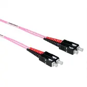 ACT 7 mètres de câble patch LSZH multimode 50/125 OM4 fibre duplex avec connecteurs SC (7 m)