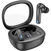 Hoco Casque stéréo sans fil / bluetooth TWS Shadow EQ6 noir