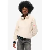 Superdry Pull-over blanc cassé