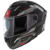 Mt Helmets Casque modulable Atom 2 SV Bast D5 Noir Gris Mat taille M