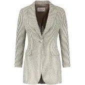 Vulto Blazer 'Silk linen blazer' beige