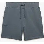 Superdry pour homme. M7110484A Short Essential Logo Classic Bleu (S), Casuel, Coton