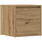 vidaXL Boîte à tiroirs Artisan imitation chêne 40,5x40x40 cm bois composite