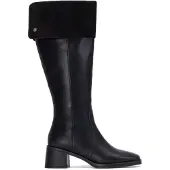 Carmela pour femme. 16269102-NEGRO Bottes en cuir 162691 noir (38), 3 à 5 cm, Fermeture éclair, Casuel, Classique