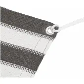 vidaXL Tapis de tente anthracite et blanc 400x600 cm PEHD