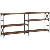 vidaXL Table console métal PB