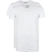 PME Legend T-Shirt Simple Lot de 2 Col-V Blanc taille L