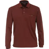 Casamoda Polo ML Foncé Rouge taille M