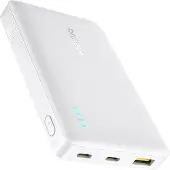 Baseus Power bank EnerFill FP21 10 000 mAh, 22,5 W, 2x USB-C, 1x USB-A, Blanc