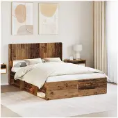 vidaXL Tête de lit en bois recyclé PB