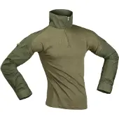 Invadergear Combat Long Sleeve T-shirt Marron L