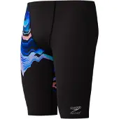 Speedo Placement Printed Jammer Noir UK 32 Homme