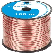 Super Merchant Câble de haut-parleur CCA 2,5 mm 100 m (100 m, 2.50 mm²² mm)