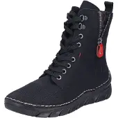 Rieker Damen Stiefelette gefüttert Schwarz