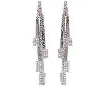 Avant Garde Boucles d'oreilles 'Amelieette' argent