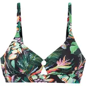 Venice beach Hauts de bikini sapin / orange clair / noir / blanc