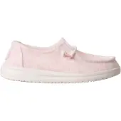 HEY DUDE Mocassin à Lacets Wally Y Stretch Sox - Rose Clair