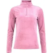 Protest PRTGAIL Top actif 1/4 zip Vintage Pink 38