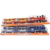 Trifox Locomotive avec wagons sous une cloche MIX