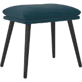 vidaXL Repose-pied Bleu 45x29,5x35 cm Velours