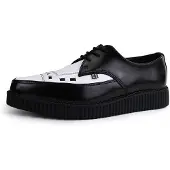 T.U.K Creepers Rockabilly de - Pointed Creeper Tie - EU41 - EU46 - pour Homme - noir/blanc - Taille EU 41