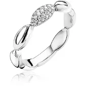 Zinzi Bague en argent avec zircone