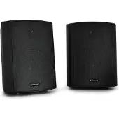 Qtx BC5A Paire d'enceintes murales noires 30W RMS