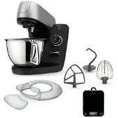 Moulinex Robot pâtissier Coach YY5172FG 1200 W Noir et Silver