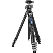 Leofoto AZ-235C+LH-30R Trépied ultra-compact série Azure, demi-argenté