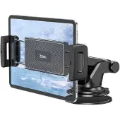 Hoco Porte-auto pour console CA120 noir, Support pour smartphone, Noir
