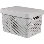 Curver INFINITY 17 l conteneur ajouré avec couvercle gris clair