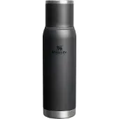 Stanley The Adventure To-Go Bottle 2.0 1.1QT, Black 10-10819-0087 gourde thermos avec bouchon verseur et gobelet, 1L