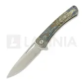 CH Knives Couteau pliant Vexor - Damascus - Titanium