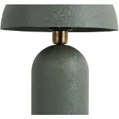 Present Time - Lampe de table Boaz Groot - Vert - Ø21cm Lampe de table - Lampe de chevet, salon, chambre à coucher