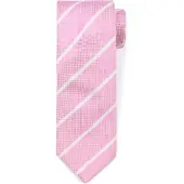 Suitable Cravate Rayures Rose