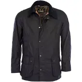 Barbour Veste Ashby Ciré Marine Bleu foncé Bleu taille S