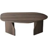 Skye Decor , Rock - Walnut, table basse, 100 % panneaux de particules mélaminés, noyer, 105 x 65 x 35 cm