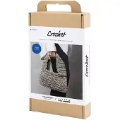 Creativ Company Kit de bricolage pour crocheter un sac, matériel et instructions inclus