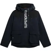 Superdry Veste fonctionnelle bleu marine / noir / blanc