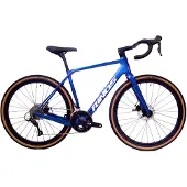 RINOS Vélo de gravier Carbon Sandman1.0 Shimano R3000 Bleu 50 cm