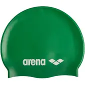 Arena Bonnet de bain unisexe Classic en silicone souple pour femmes et hommes, pour entra nement intensif et course, confortable, antid rapant, p