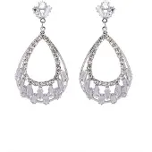 Avant Garde Boucles d'oreilles 'Zlatasa' argent