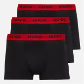 HUGO lot de trois caleçons Homme Noir