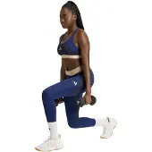 Adidas Pantalon de sport crème / marine / bleu foncé / blanc