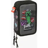 Minecraft Kit de 3 stylos feutres Minecraft pour graffiti, comprenant 37 pièces