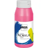 Kreul Solo Goya Triton Peinture acrylique Fluorescent Pink 750 ml 1 pc