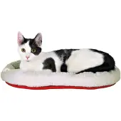 Trixie Lit pour chat 45 x 30 cm blanc et rouge
