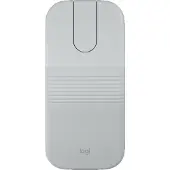 Logitech Souris de voyage ultraportable sans fil Bluetooth Mobi Fold Blanc Cassé