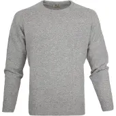 William lockie Pull en laine d'agneau gris Gris taille 3XL